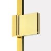 NEW TRENDY Kabina prysznicowa podwójne drzwi uchylne AVEXA GOLD SHINE Linia Platinium 80x80x200 EXK-1692